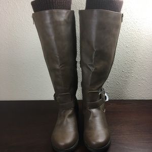 Cayte Sweater Cuff Wide Calf Boot